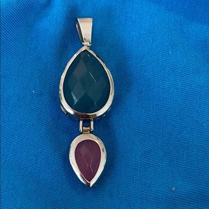 Large pendant stamped 925